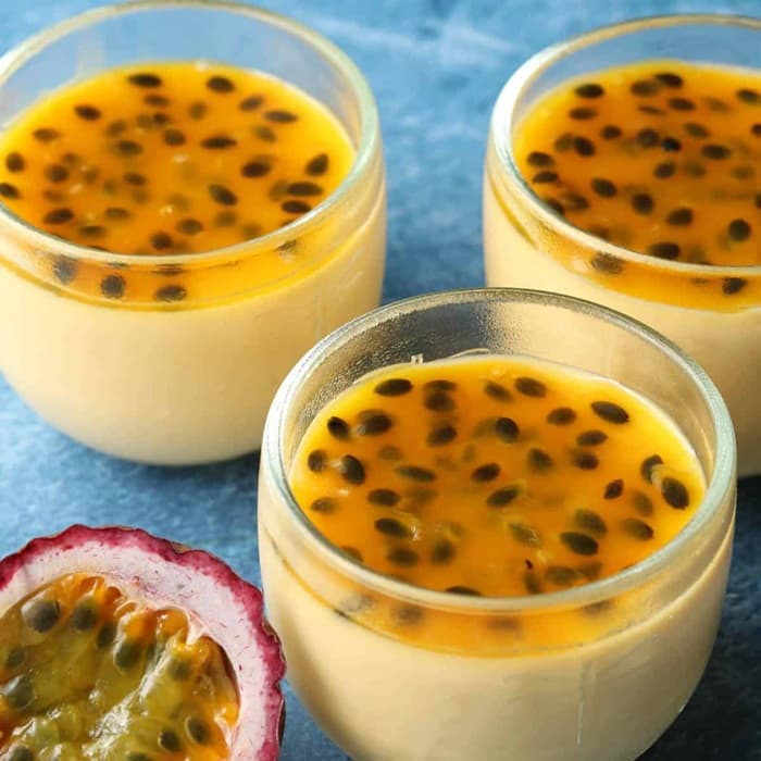 Passion fruit mousse
